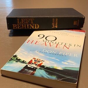 Christian Book Bundle | 90 Minutes in Heaven & Left Behind | Faith Based Books
